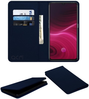 ACM Flip Cover for Real Me X2 Pro Master Edition(Blue, Cases with Holder, Pack of: 1)