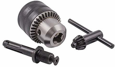 DUMDAAR 13mm drill chuck and key heavy duty and Adaptor 13mm drill chuck and key heavy duty with adaptor