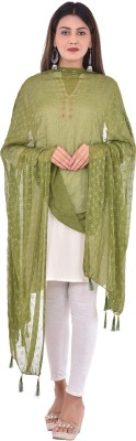 WHITEHEAVEN Chiffon Printed Women Dupatta