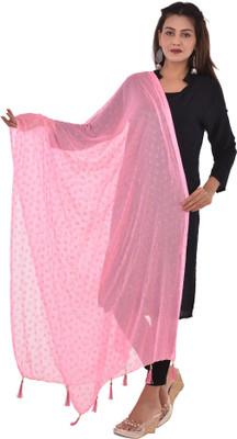 YOUTHQUAKE Chiffon Printed Women Dupatta