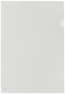 True-Ally Polypropylene L folder(Set Of 10, Transparent)