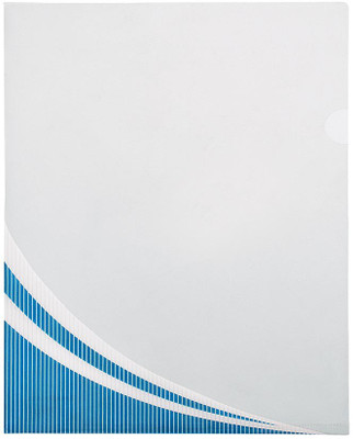 Hemi polypropylene L Folder(Set Of 10, Transparent)
