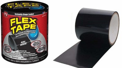 KEYA ENTERPRISE Waterproof Tape Medium Water Tank Sink Sealant for Gaps (Manual)(Set of 1, Black)