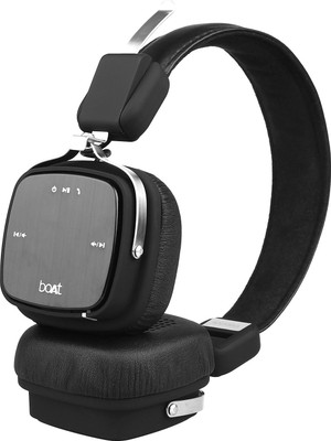 boAt Rockerz 600 HD Sound Bluetooth Headset(Black, On the Ear)