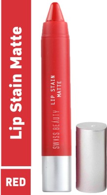 SWISS BEAUTY Lip Stain Matte Long Lasting Lipstick(Orange-Red, 3 g)