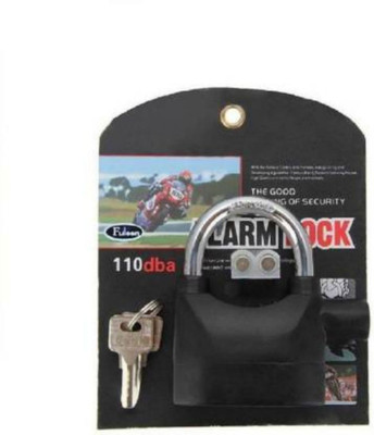 MOBONE Alarm Lock 110Db AntiTheft Security System Door Motor Safety Lock Padlock(Black)