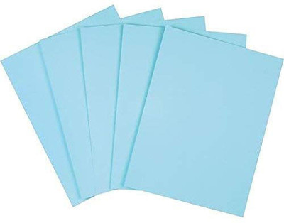 Offimart 75 GSM Un Ruled A4 75 gsm Coloured Paper(Set of 1, Blue)