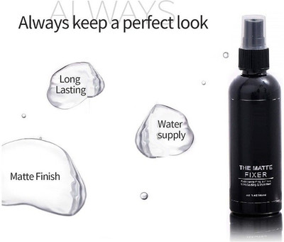 MYEONG HIGH QUALTIY MATTE FINISH TOUCHING FACE SPRAY MAKEUP SETTING OIL FREE FIXER Primer  - 100 ml(TRANSAPARENT)