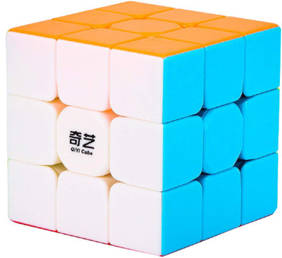 Authfort QiYi Warrior W 3x3x3 Stickerless Speed Cube(1 Pieces)