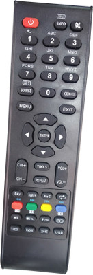 Axelleindia Universal Compatible LED/LCD TV Remote For LED LCD TV Micromax Remote Controller(Black)