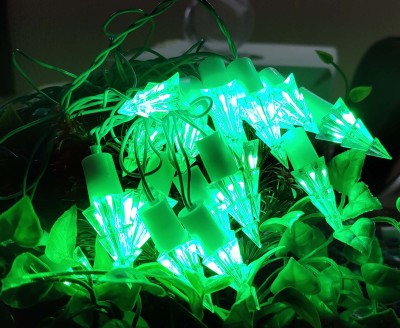 Ascension 21 LEDs 8 m Green Steady Christmas Tree Rice Lights(Pack of 1)