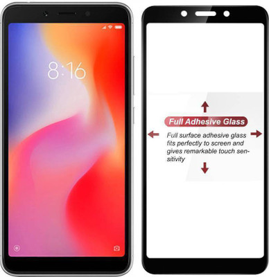 HIE POWER Edge To Edge Tempered Glass for Mi Redmi 6A(Pack of 1)