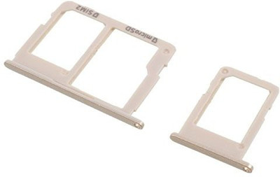 SMART Sim Card Tray(Compatible With Samsung Galaxy J7 Prime - Gold)
