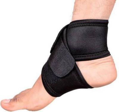 keycraze Long lasting Highly Durable Ankle Support(Black)