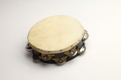 Akshar Tabla Mart 20 cm With Head Tambourine(Wood)