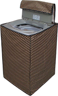 LITHARA Top Loading Washing Machine  Cover(Width: 66.04 cm, Brown, Beige)