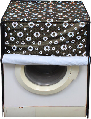 Star Weaves Front Loading Washing Machine  Cover(Width: 60 cm, Black)