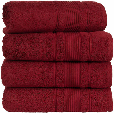 Avr creative Cotton 500 GSM Bath Towel Set(Pack of 4)