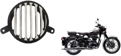 Biking Hub 16249 Heavy Metal Tail Light Grill Half CNC Bike Headlight Grill(Black, Silver)