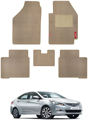 elegant Polypropylene Standard Mat For  Hyundai Verna(Beige)