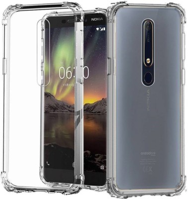 Unique Creation Bumper Case for Nokia 3.1 Plus(Transparent, Dual Protection, Silicon, Pack of: 1)