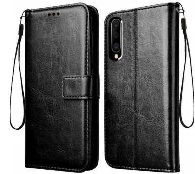 COVERBLACK Flip Cover for Samsung Galaxy A70s(Black, Grip Case, Pack of: 1)