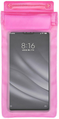 ACM Pouch for Mi 8 Lite(Pink, Waterproof, Silicon, Pack of: 1)