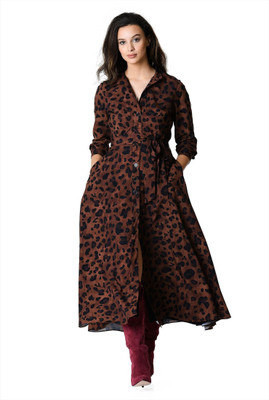 Evalaxy Women Shirt Multicolor Dress