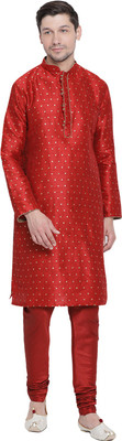 VASTRAMAY Men Kurta Churidar Set
