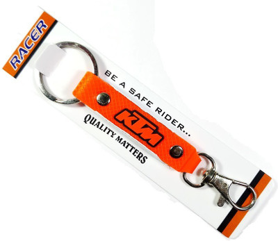 KTM Double Said Key ring With Hook Lock Keychain Key Chain
