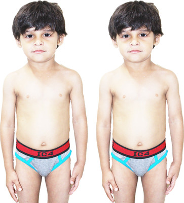 IC4 Brief For Boys(Grey Pack of 2)
