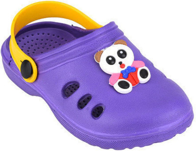 NEOBABY Boys Sling Back Clogs(Purple , 3.5 - 4 Years)