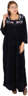 mohini collection Women Nighty(Dark Blue)