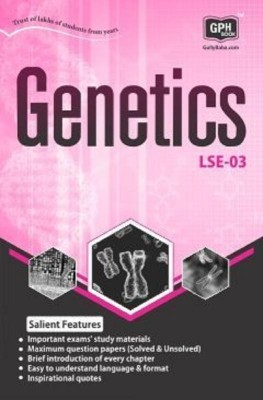 IGNOU LSE03 Genetics In English Medium (Paperback, GPH Panel Of Experts)(Paperback, GPH Panel of Experts)