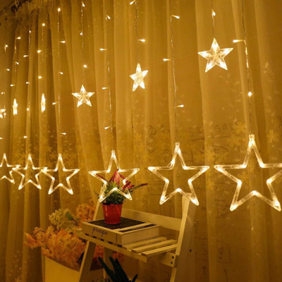 Everbuy 138 LEDs 3.05 m Yellow Steady, Flickering Star Rice Lights(Pack of 1)