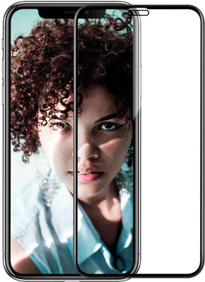 Gripp Edge To Edge Tempered Glass for 0.3mm Ultimate 3D Tempered Glass Screen Protector for iPhone 11 Pro (5.8") with Edge to Edge Full Coverage and 9H Hardness Anti-Scratch Shockproof Protection Screen Cover Shield- Black(Pack of 1)