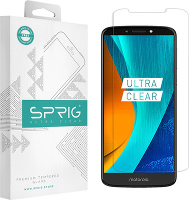 Sprig Tempered Glass Guard for Motorola Moto E6s (2020), Motorola Moto E6s, Motorola Moto E6 Plus(Pack of 1)