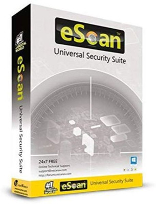 ESCAN Total Security 2 User 1 Year(CD/DVD)