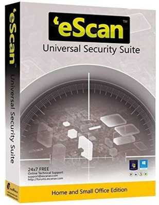 ESCAN Total Security 1 User 1 Year(CD/DVD)