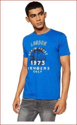 Pepe Jeans Solid Men Round Neck Blue T-Shirt