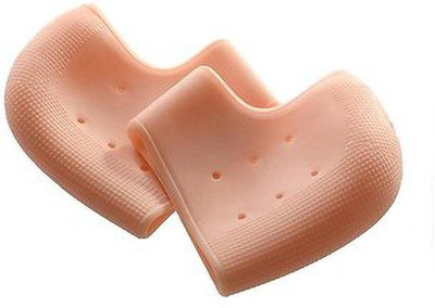 Melodeum Heel Socks Silicone Heel anti-Crack Sets Heel Support Heel Support Heel Support(Orange)