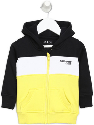 Gini Jony Full Sleeve Color Block Baby Boys Sweatshirt