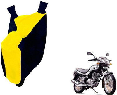 WolkomHome Two Wheeler Cover for TVS(Fiero F2, Blue, Yellow)
