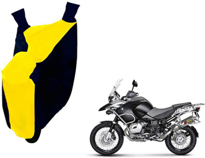 WolkomHome Two Wheeler Cover for BMW(R 1200 GS, Blue, Yellow)