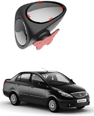 PRTEK Manual Dual Mirror For Tata Indigo Manza(Right)