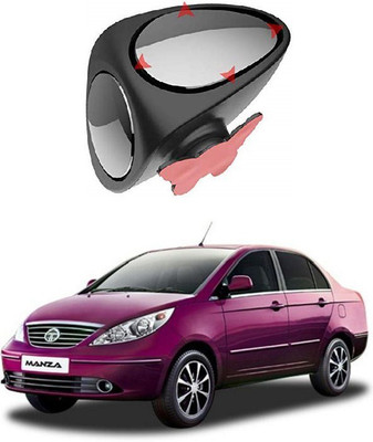 PRTEK Manual Dual Mirror For Tata Manza(Right)