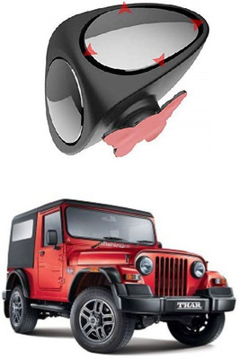 PRTEK Manual Dual Mirror For Mahindra Thar(Right)