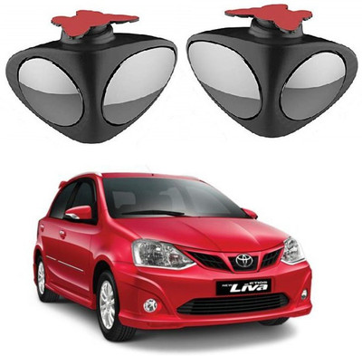 PRTEK Manual Dual Mirror For Toyota Etios Liva(Left, Right)