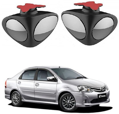 PRTEK Manual Dual Mirror For Toyota Etios(Left, Right)