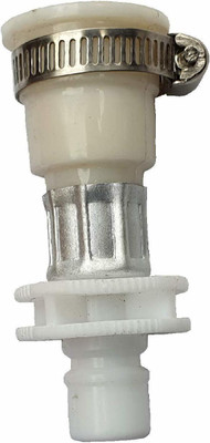 irkaja Water Inlet/Inflow Hose Pipe Faucet Tap Adapter/Connector with Metal Hose Clamp Washing Machine Inlet Hose(12)